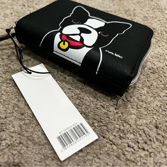 NWT Marc Tetro Boston Terrier wallet Small - Picture 2 of 7